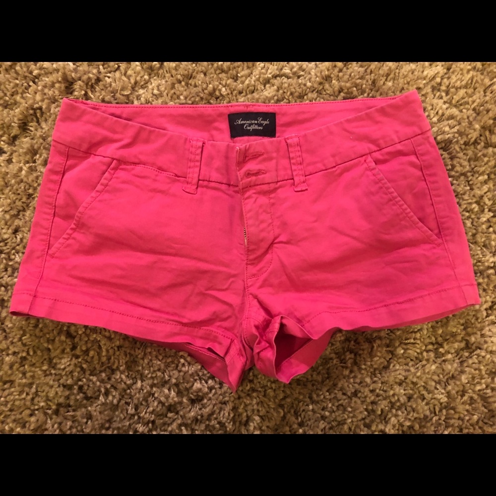 American Eagle pink shorts